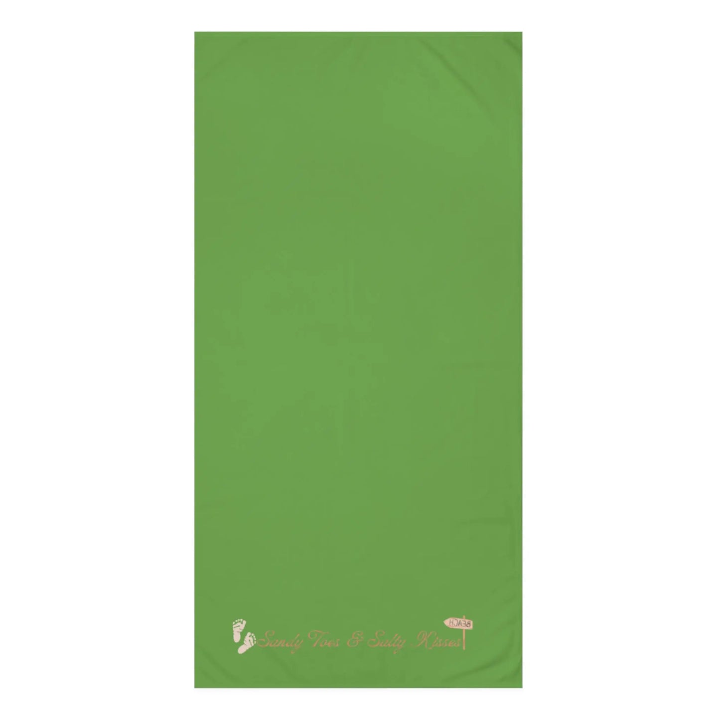 Sandy Toes & Salty Kisses" Mink - Cotton Bath Towel – Soft, Coastal - Inspired & Luxuriously Absorbent - ThriveMinded & WellHaven Co