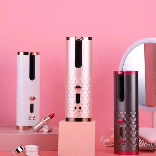 Wireless Automatic Hair Curler — Portable, USB Rechargeable - ThriveMinded & WellHaven Co