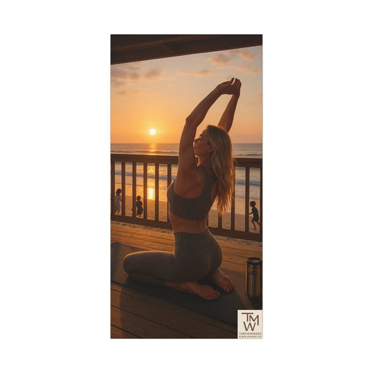 Yoga Inspiration Wall Art – Motivational Canvas Print | Mindfulness Quote Décor for Yoga Studio, Home Gym, Meditation Space - ThriveMinded & WellHaven Co